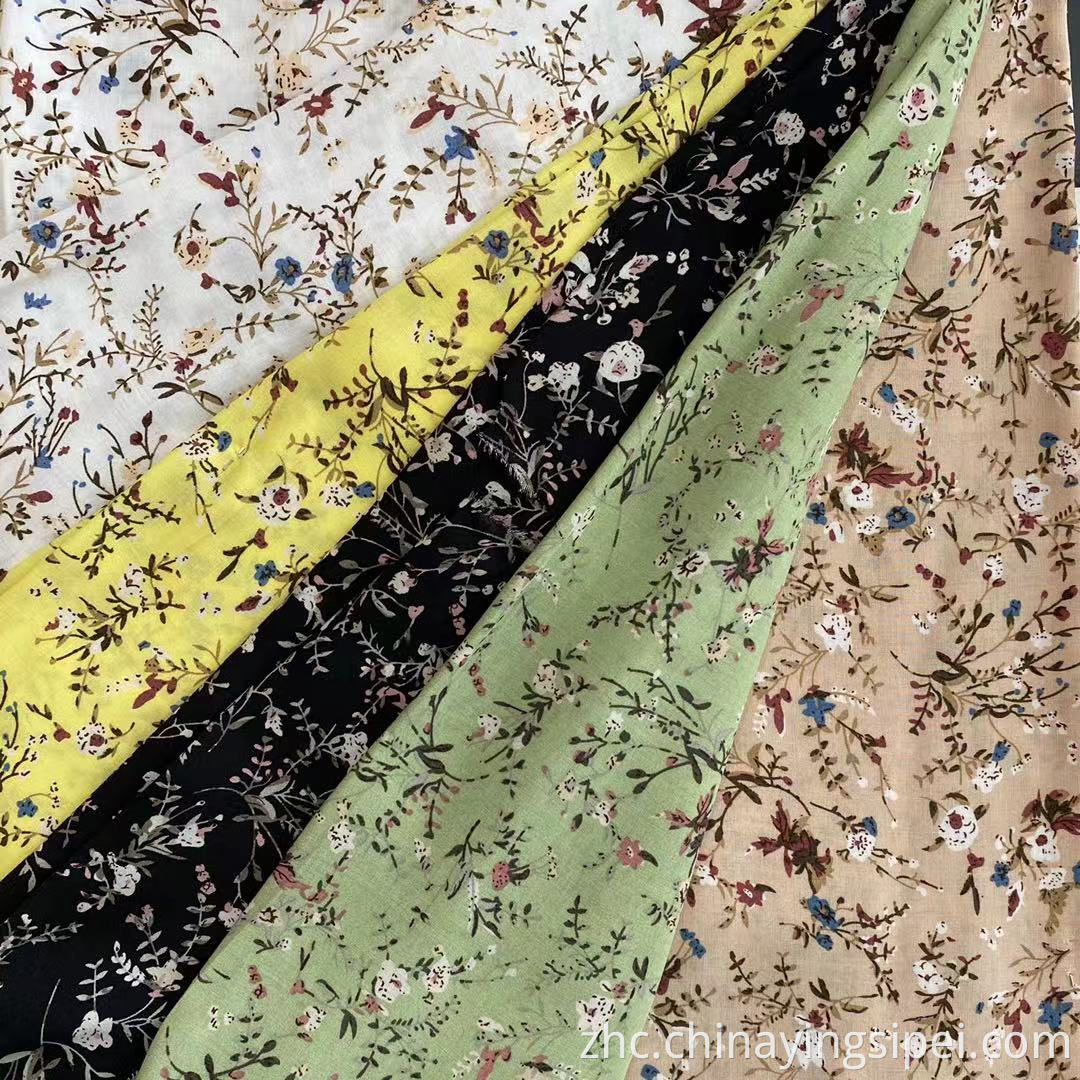 人造丝印刷好价格低100％粘液织物的女性Garmen